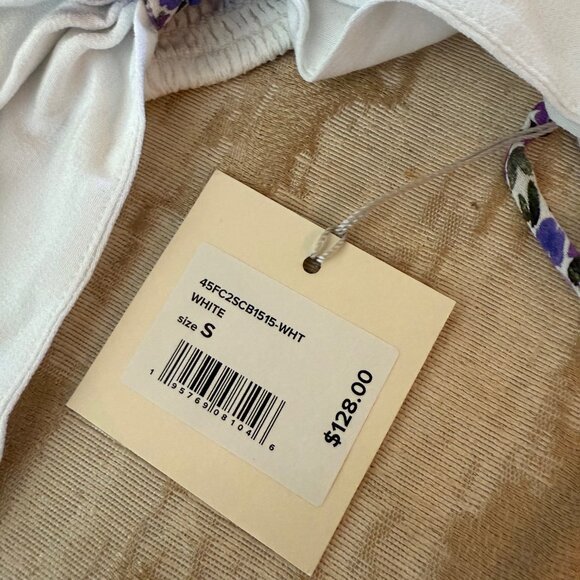 Favorite Daughter Savannah Bra Top in White - Picture 7 of 11